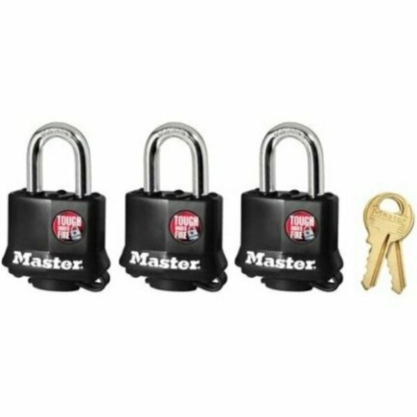 Master Lock PADLOCK 3KA COVERED 311TRI